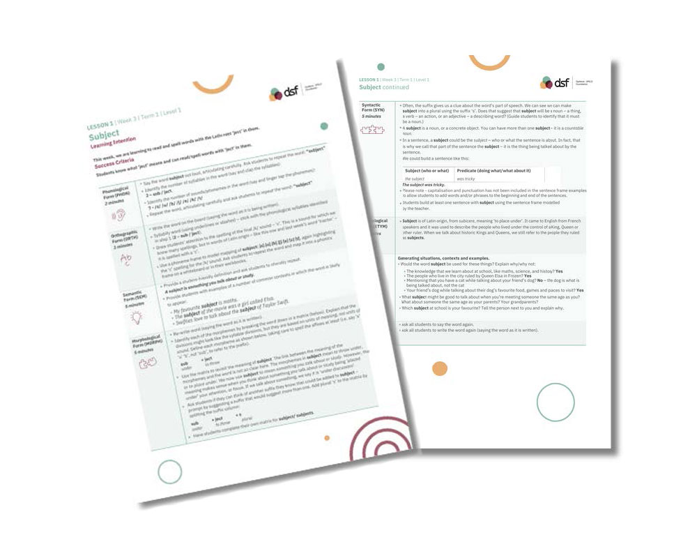 Word Origins Spelling Program flyer &ndash; Word Origins