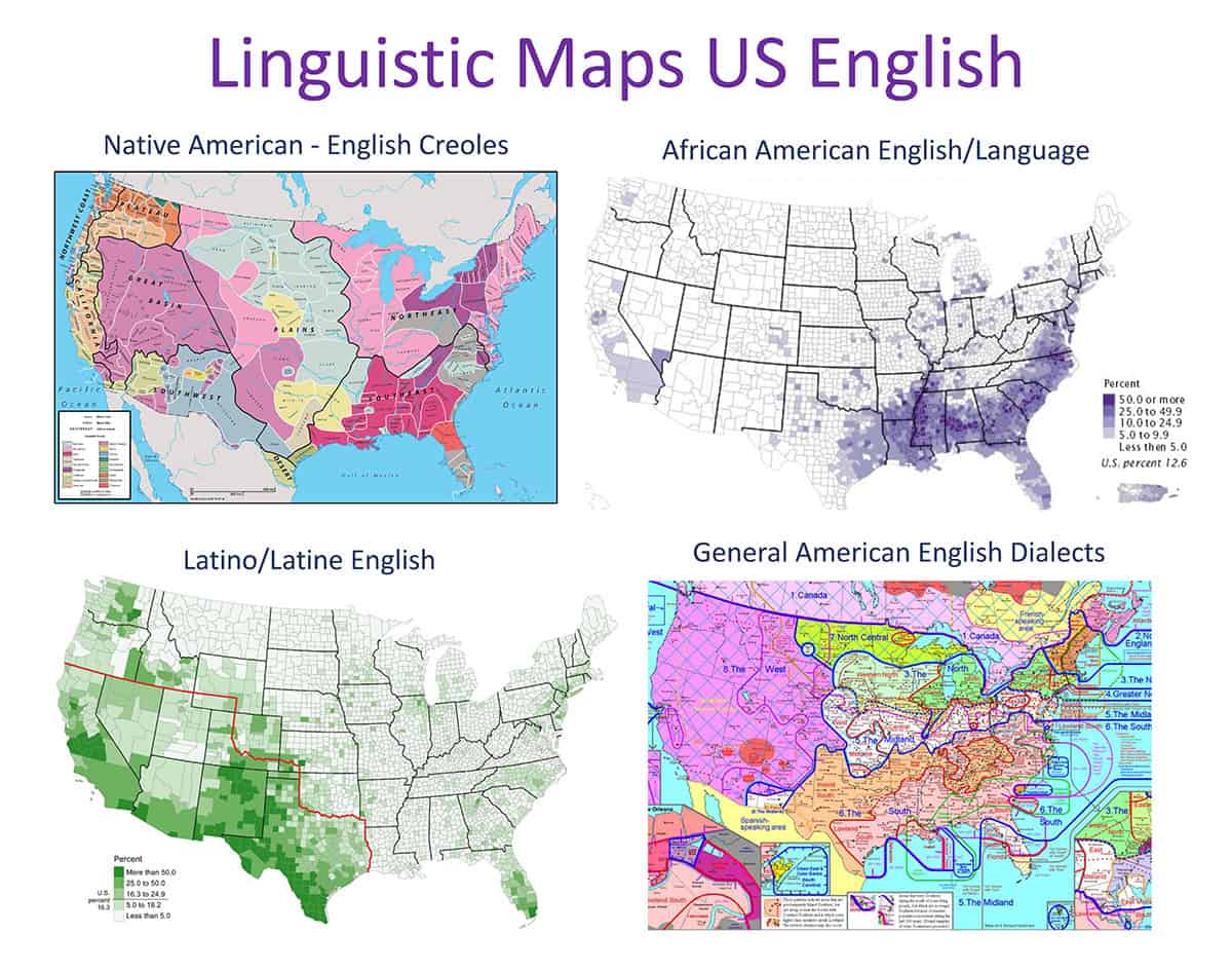 language variation map – Linguistic-Anthropologic Considerations
