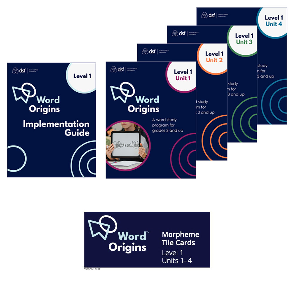 word origins set v1 &ndash; Word Origins Level 1: Spiral Bound Teacher Manuals